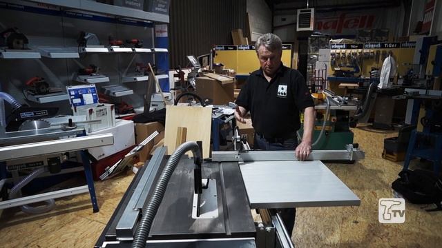 Scheppach PRECISA 3.0 Sawbench -  Using it in a Smaller Workspace