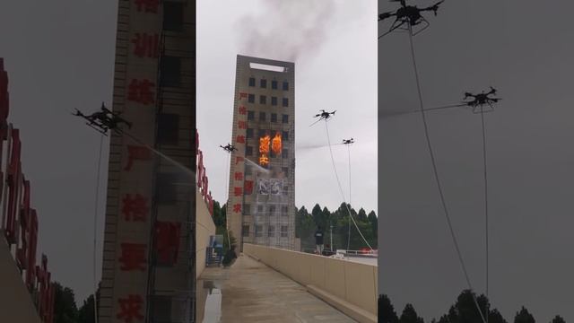 Firefighting drones in china the future is here