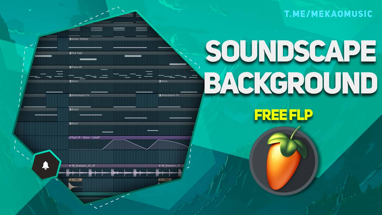 Soundscape Background in FL Studio (+Free FLP) / Эмбиент в fl studio 20 (+Бесплатный ФЛП)