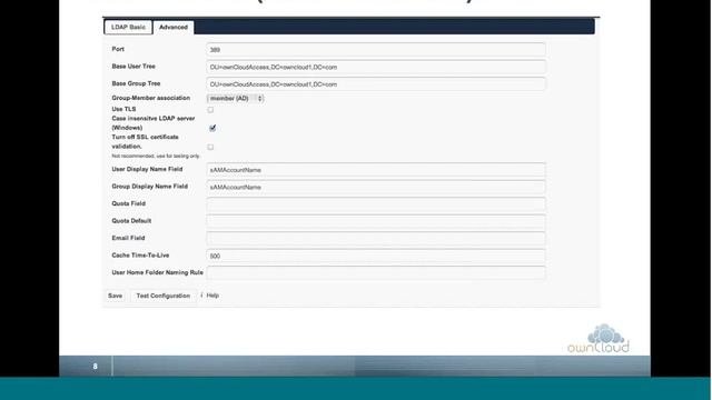 Интеграция ownCloud с Active Directory и LDAP