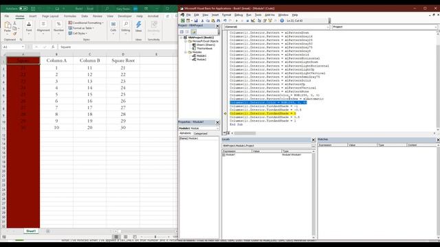 Episode #12 - Excel VBA Interior Properties