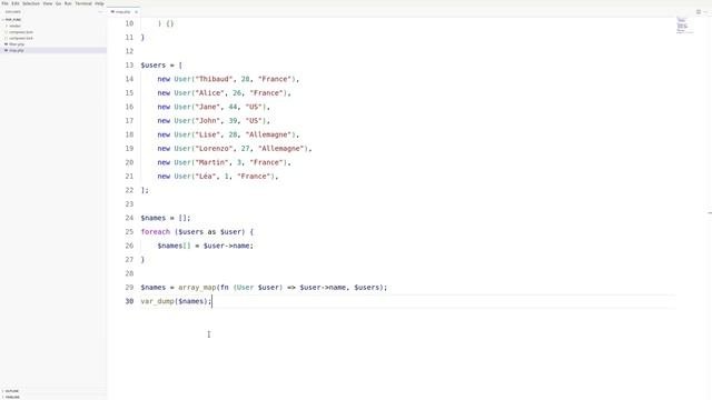 array_map  Programmation fonctionnelle en PHPLaravel