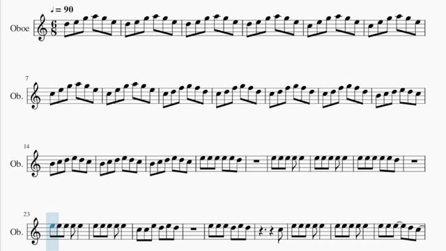 SUPER EASY Oboe Sheet Music: How to play Golden Hour  by JVKE