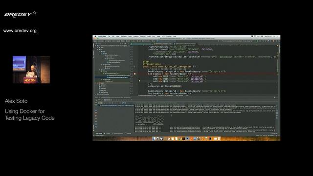 Øredev 2017 - Alex Soto - Using Docker for Testing Legacy Code