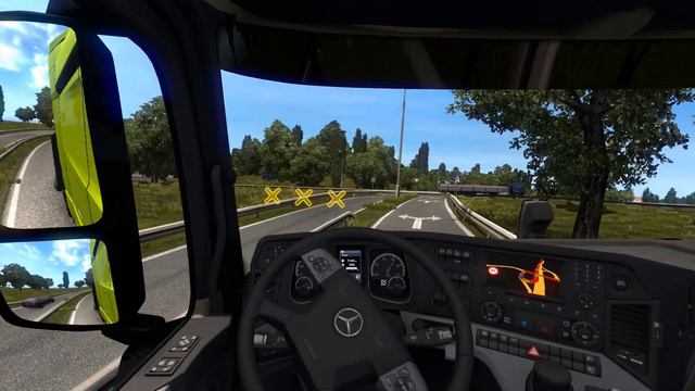 ETS 2 - Mercedes New Actros Transporting Carbon Powder Part 2