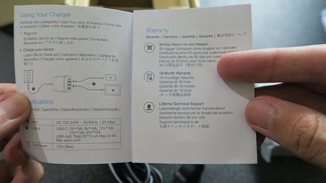 UNBOXING | CHOETECH 72W 4 Ports USB-C Desktop Charger For Macbook, iPhone, Android