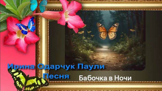 Ирина Одарчук Паули песня Бабочка в ночи