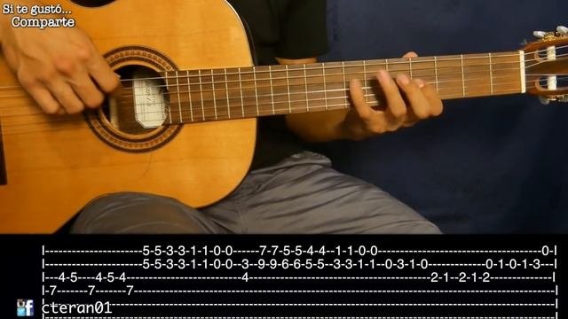 La Cumparsita - Tango Tutorial Guitarra