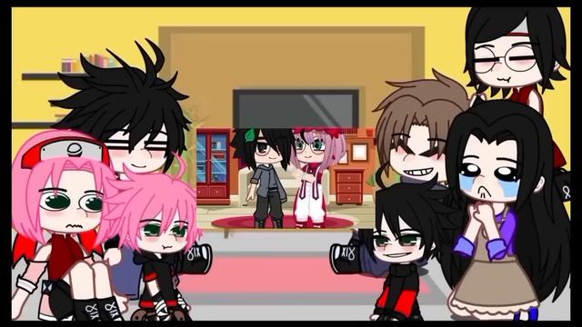 família uchiha reagindo aos filhos de sasuke e sakura parte 2?????????