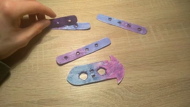 Как сделать тренеровочный нож бабочку из бумаги?!