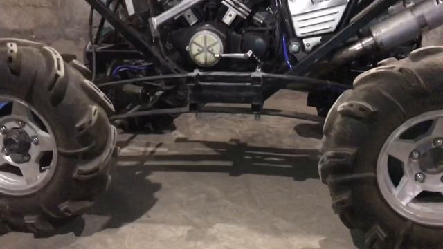Самодельный квадроцикл Yamaha Vmax V4 1200cc 145hp Gorilla 30"