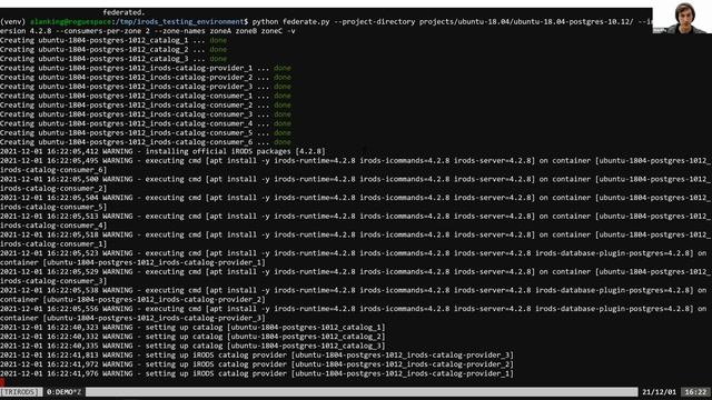 TRiRODS: iRODS Testing Environment