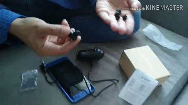 КИТАЙ! Беспроводные стерео наушники с микрофоном и зарядным боксом