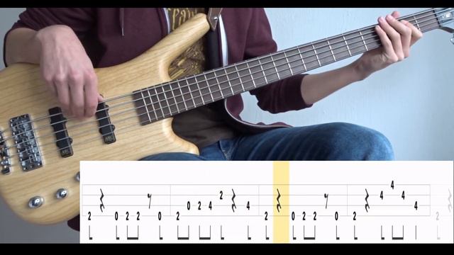 Mistreated (Deep Purple) - (BASS ONLY) Bass Cover (With Tabs)