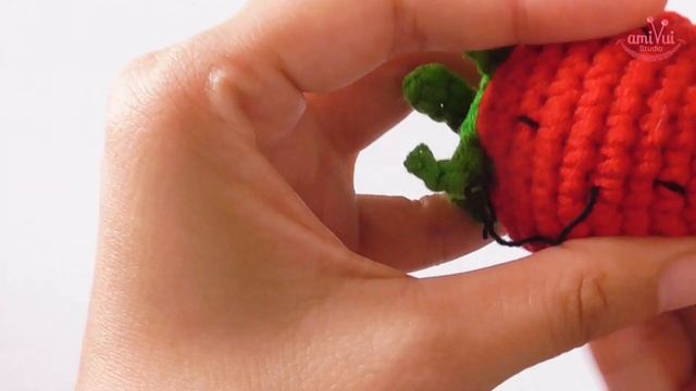 #244 | Strawberry Snail Amigurumi (3/3) | How To Crochet Animals Amigurumi | @AmivuiStudio