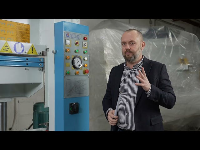Видеообзор на гидравлический горячий пресс QIULIN на фабрике GoodFlat🔥