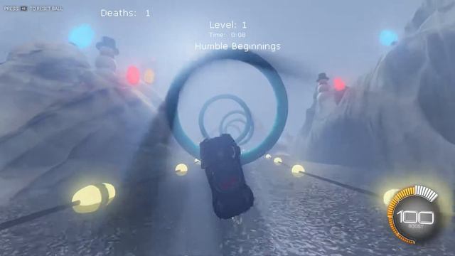 Lethamyr's Giant Rings Map - Level 1 - Air Roll Left *COMPLETE* [Rocket League]