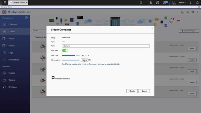 QNAP NAS Server - Ubuntu Linux als Container (LXD) installieren