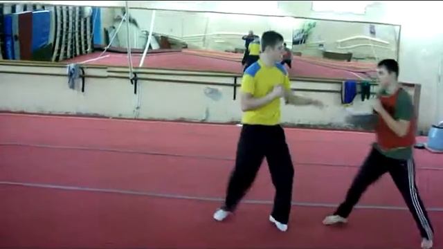 Отработка техники с применением жилета 3 Луганск 02 02 2013г