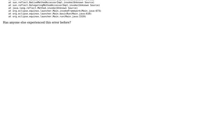 Spring Tool Suite (Eclipse) fails on startup: java.lang.NoSuchFieldError: url (2 Solutions!!)