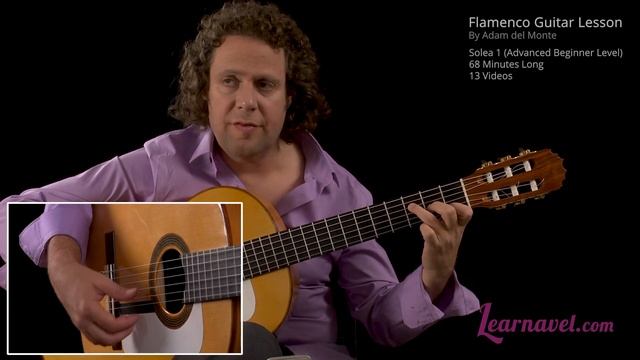 Solea - Solea Guitar Lesson for Beginner  Flamenco Guitar by Adam del Monte at Learnavel.com
