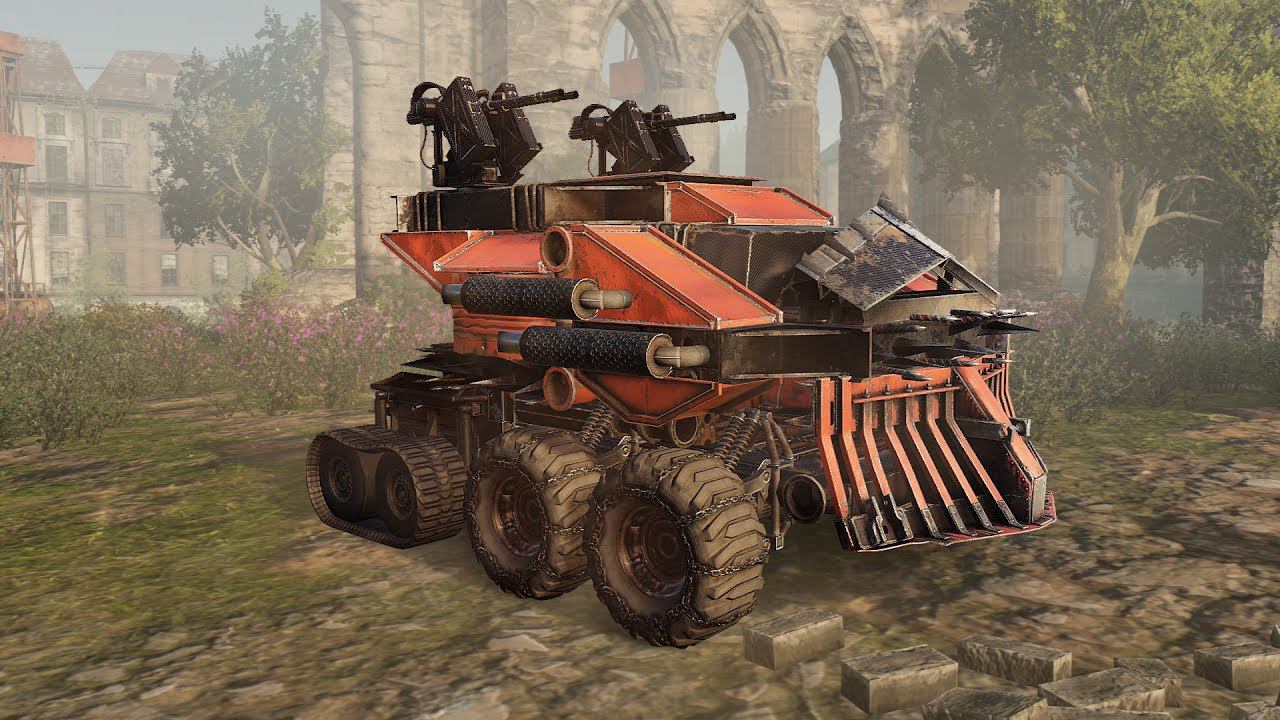 Crossout: 8500 ОМ х2 молотки, тестируем новые площадки