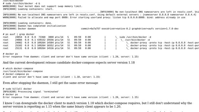 DevOps & SysAdmins: How to run latest docker and docker-compose development versions?