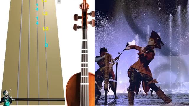 Lindsey Stirling - Master Of Tides En Violín|How To Play,Tutorial,Tab,sheet Music,Como Tocar|Manuke