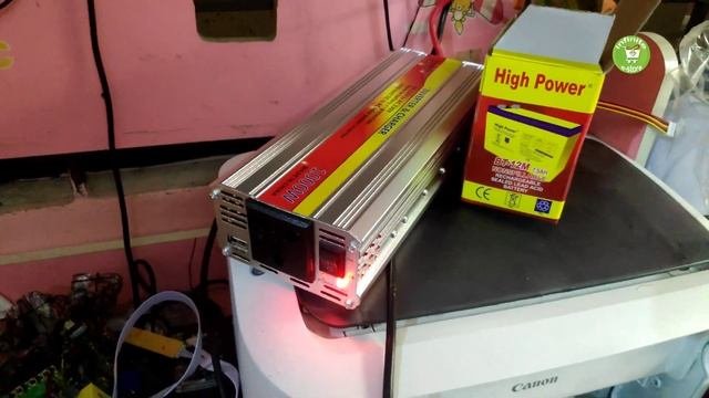 Inverter with Battery Charger | 12V to AC 220V | 1000W Max |  12V 70~100Ah Charging