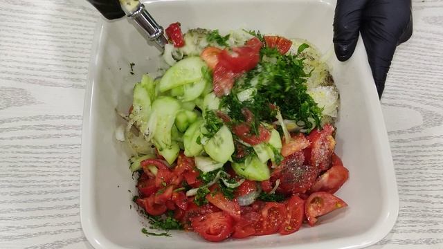 Салат Весенний, Очень вкусный, Свежий и Сочный
