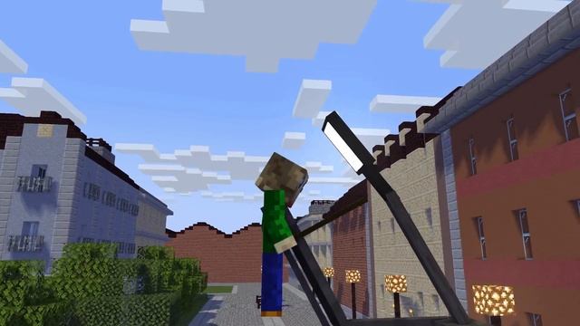 Baldi VS Head Light - Minecraft Animation