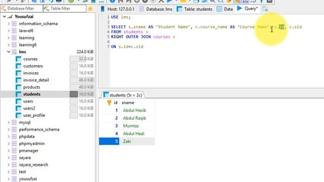 46 SQL   Right Outer Join
