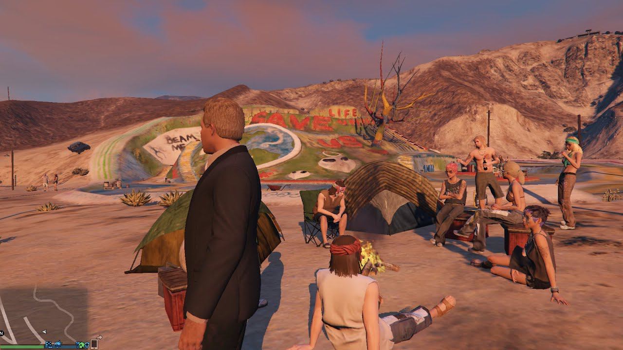 GTA 5 online, the island of informals