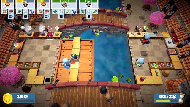 [Overcooked 2] Level 5-1 (3 Stars) ► Score: 669 / 520 ♦ Co-Op Mode (3 Players) ★ Gameplay ║#26║
