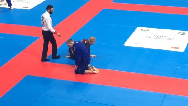 Павел Исаев - 1 схватка. UAEJJ EUROPE CONTINENTAL PRO