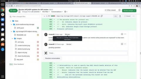 Kubernetes SIG Storage - Object Bucket API Design Meeting 2022-03-17