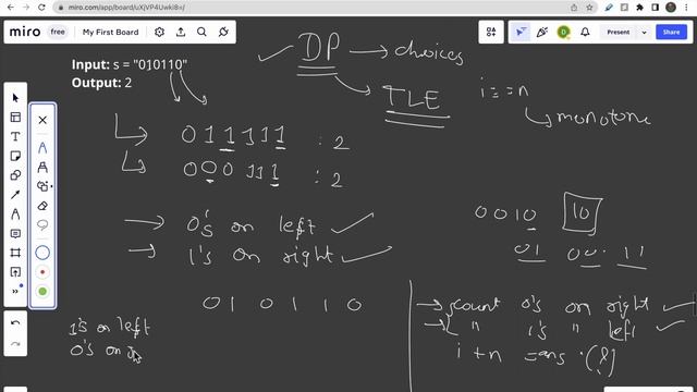 926. Flip String to Monotone Increasing  LeetCode  C