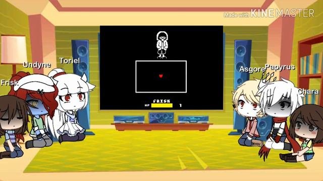 Undertale React to Bad time trioGlr