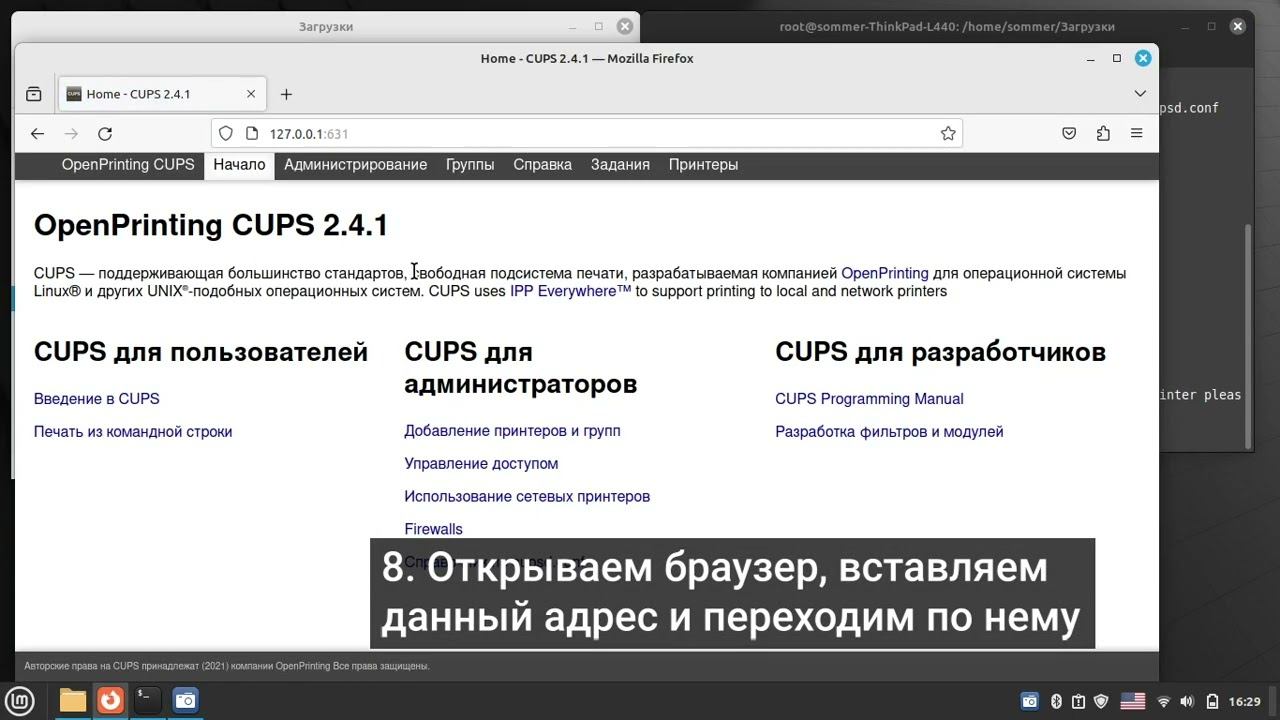 Установка драйвера и размеров этикеток Xprinter XP-365B на Linux Mint (для серии XP-3xx, XP-4xx)