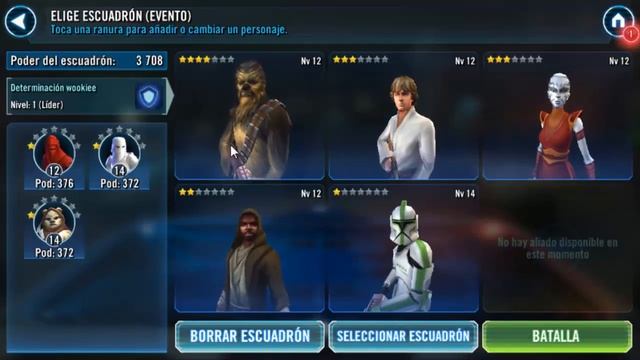 Star Wars Galaxy Heroes "Cap. 12: Las naves y la tripulación" por Tony