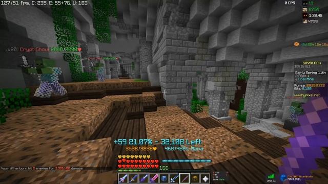 Hypixel SkyBlock , Finally i Beat Revenant Horror 5 Solo | Minecraft Java in Hindi