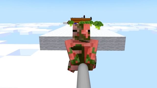 Monster School || FAT 2 FIT RUN CHALLENGE || Minecraft Animation