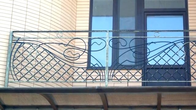 Кованое балконное ограждение