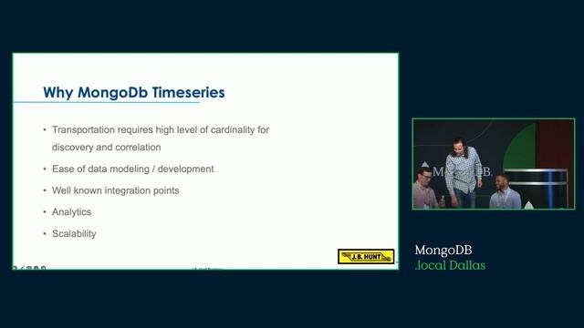 Trucks with Flux Capacitors: How J.B. Hunt Transport Leverages MongoDB Time Series to Track Trucks
