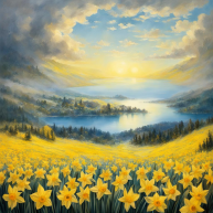 The Daffodils by William Wordsworth. Poem analysis. British Accent.