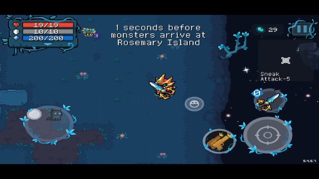 Soul Knight, Острів розмарин спроба пройти 3 уровень