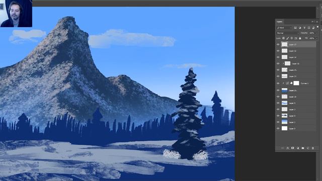 Wet On Wet Style   Photoshop Painting
