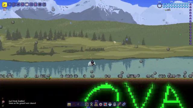 Terraria Overhaul Mod With Boulder Rain Mod EXTREME SHAKING