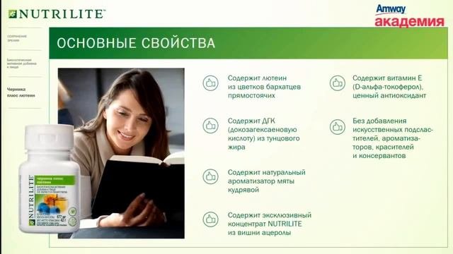 Витамины для глаз от Nutrilite