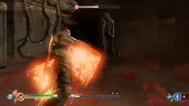 GOD OF WAR 4 · Hildr // Corrupted Valkyrie 【HARD】Difficulty